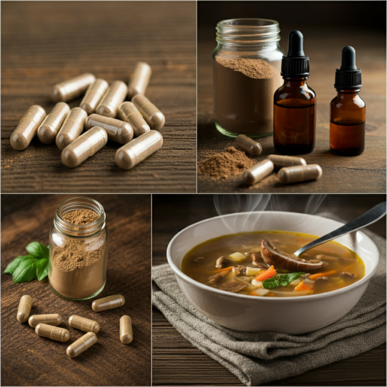 Lions Mane (Hericium erinaceus) Supplement