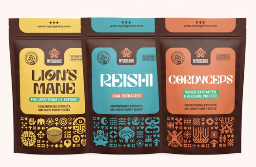 Mycogenius European mushroom supplements — ISO-accredited lab tested fruiting body extracts